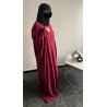 Abaya Sawda bordeaux