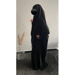 Ensemble Kira Abaya Khimar noir