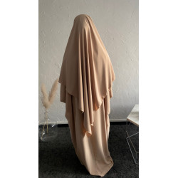 Ensemble Kira Abaya Khimar beige