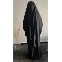 Ensemble Kira Abaya Khimar noir