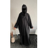 Abaya voile intégré noire