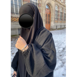 Kimono Gilet Assiya noir