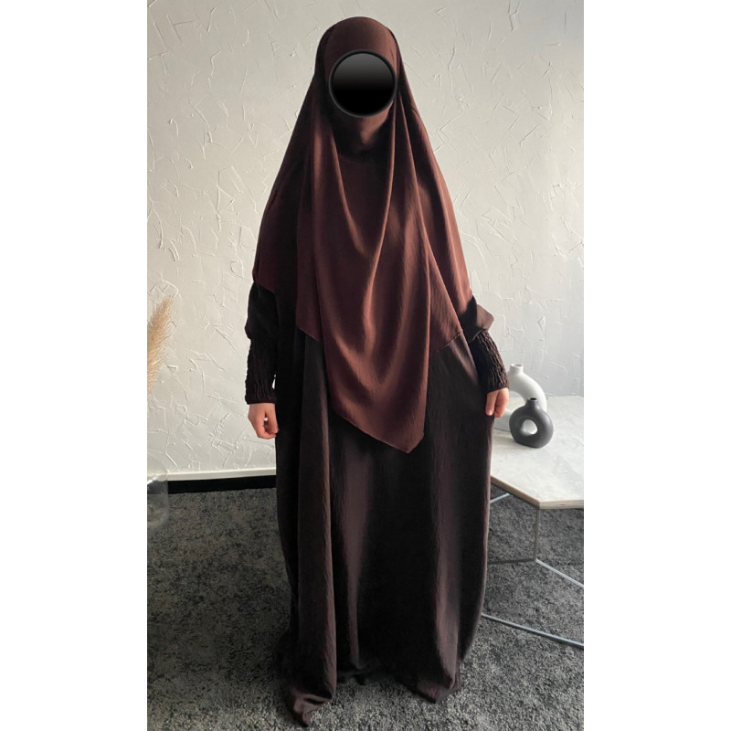 Khimar Baya marron