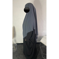 Khimar Baya gris foncé