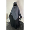 Khimar Baya gris foncé