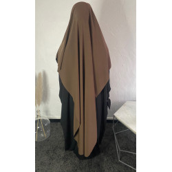 Khimar Dounia marron