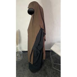 Khimar Dounia marron