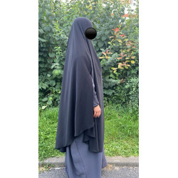Maxi Khimar Nehir noir