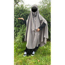 Maxi Khimar Nehir gris