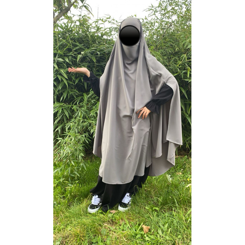 Maxi Khimar Nehir gris