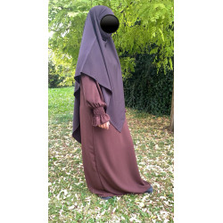 Khimar Rawane marron