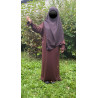 Abaya Tesnime marron