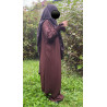 Abaya Tesnime marron