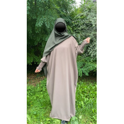 Abaya Oumayma taupe