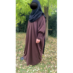 Abaya Oumayma marron